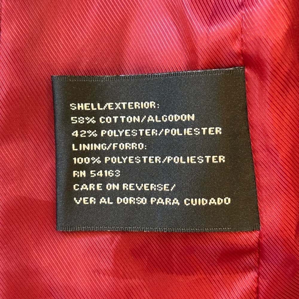 Ellen Tracy Tailored Ruby Red Jacket Three-Button… - image 11